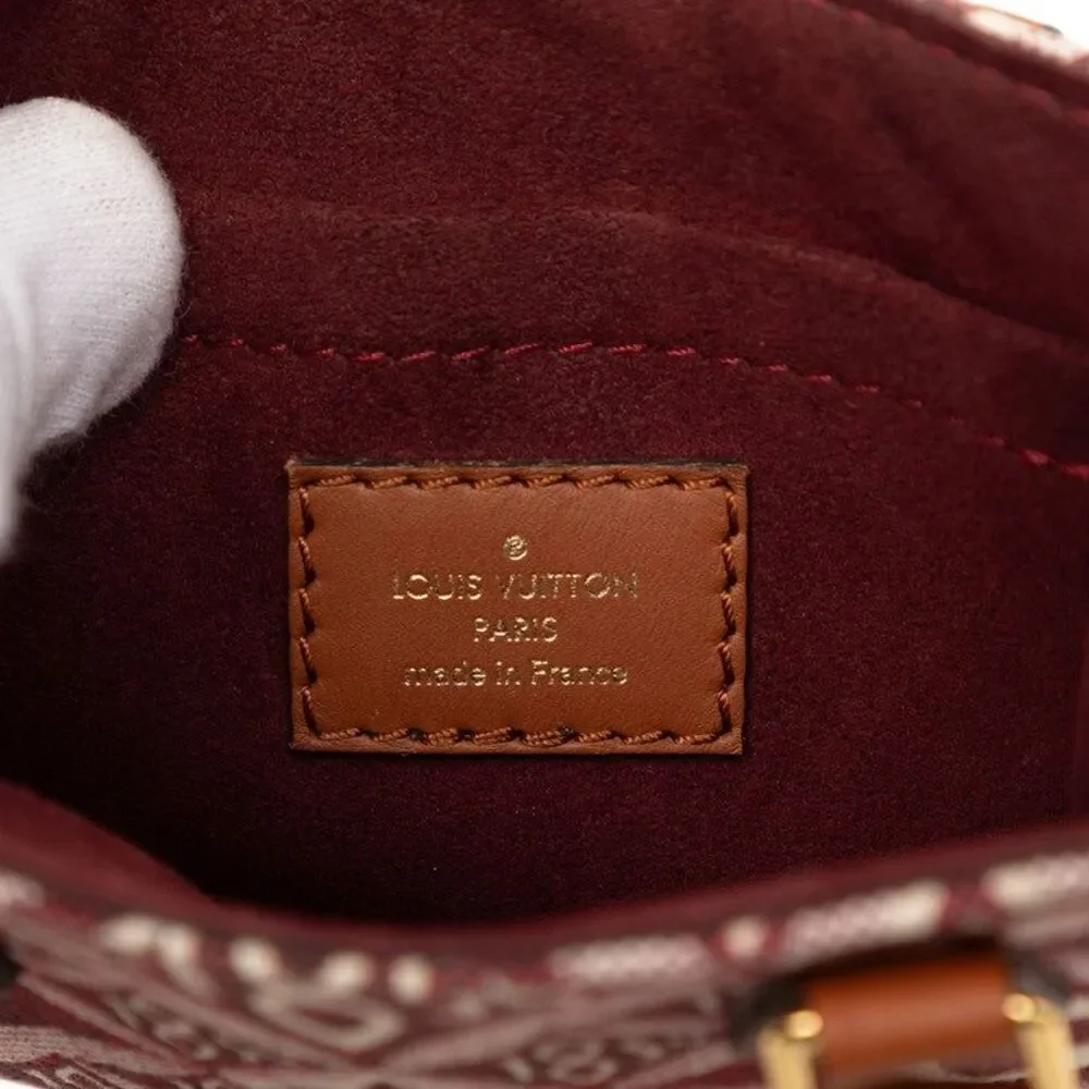 Louis Vuitton Petit Sac Plat Monogram Jacquard Handbag
